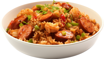 Jambalaya png with AI generated.