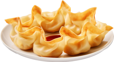 Wonton png with AI generated.