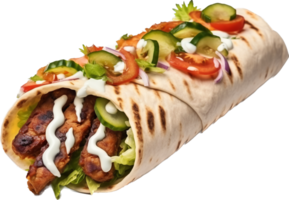 Kebab png com ai gerado.