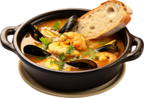 bouillabaisse PNG met ai gegenereerd.