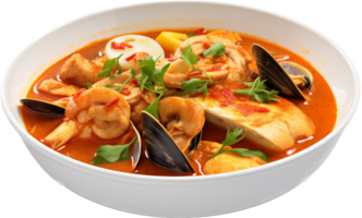 Bouillabaisse png avec ai généré.