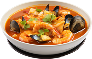 Bouillabaisse png avec ai généré.