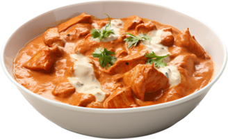 Chicken makhani png with AI generated.