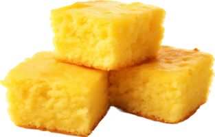 Corn bread png with AI generated.