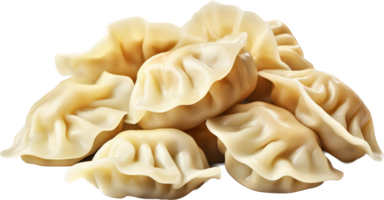 Dumplings png with AI generated.