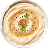 Hummus png with AI generated.
