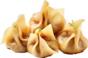 Wonton png with AI generated.