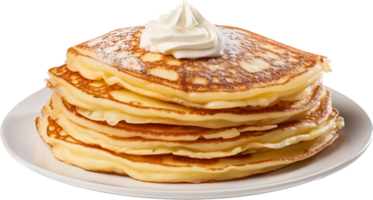 Pancake png with AI generated.