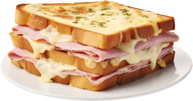 croque monsieur png con ai generado.