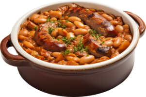 Cassoulet png mit ai generiert.