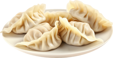Dumplings png with AI generated.