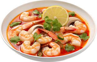 tom yum goong png com ai gerado.