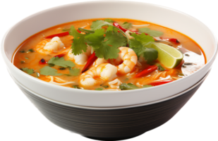 Tom yum goong png with AI generated.