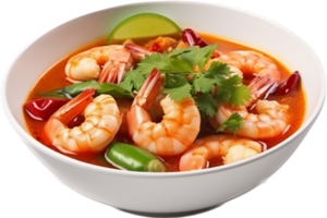 tom yum goong png med ai genererad.