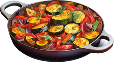 Ratatouille png with AI generated.