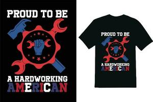 Labor Day T-shirt Design Vector. Labor Day Vector