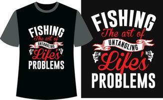 Typography Fishing T-shirt Design. Fishing Vector Design