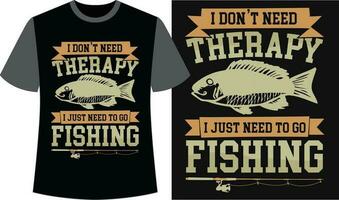 Unleash Your Passion with Trendy Fishing T-Shirt Designs vector