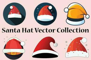 Christmas Santa hat vector. Santa Hat Illustration vector