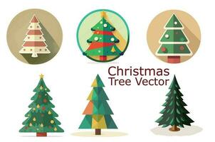 Navidad árbol vector. árbol. Navidad árbol ilustración vector