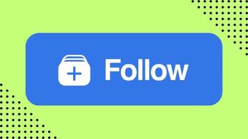 follow animated button video