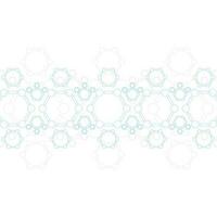 Abstract blue molecule structure. Medical background vector