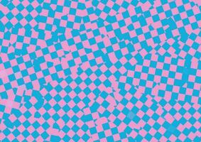 Blue and pink abstract concept squares background vector