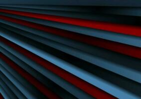 Dark blue and red stripes abstract background vector