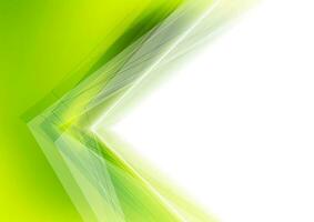 White and green abstract vector background