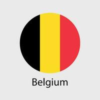 Belgium flag vector icon