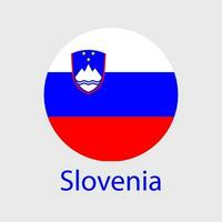 Slovenia flag vector icon