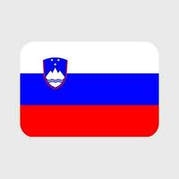 Eslovenia bandera vector icono