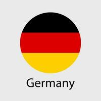 Germany flag vector icon. German flag illustration