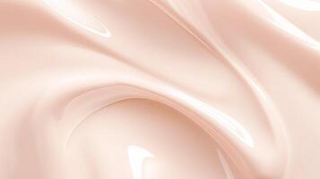 Skincare, cosmetics and beauty product, blush pink glossy cream lotion texture as abstract background, photo
