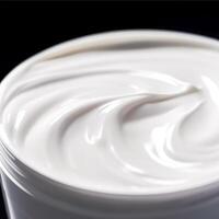 Skincare, cosmetics and beauty product, pure white cream lotion texture as abstract background, photo