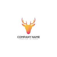 Modern Deer logo Design vector