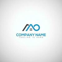 AO House logo design vector