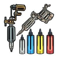 MACHINE FOR MAKING TATTOOS vector