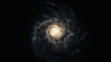 m87 parfait spirale galaxie Zoom dans, espace animation 4k video