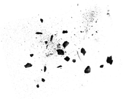 abstrakt Explosion Partikel und Staub png