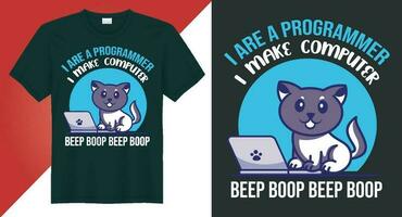 Vector software developer t-shirt design, programming t shirt design