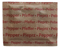 individual pepper sachet transparent PNG