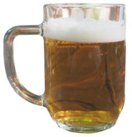 grande birra bicchiere trasparente png