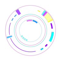 abstrakt hud Anzeige Infografik Sci-Fi futuristisch Information png