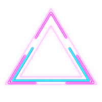 abstrato néon retro triângulo adesivo estilo anos 80-90. png