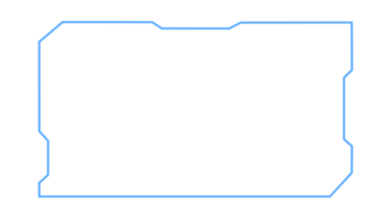 abstrato hud exibição infográfico ficção científica futurista quadro, Armação em formação png