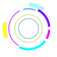 abstrakt hud Anzeige Infografik Sci-Fi futuristisch Information png