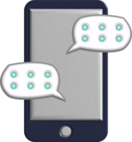 Handy, Mobiltelefon Dienstleistungen und Technologie Geräte Sammlung Symbole set.smartphone Symbole Satz, SMS Symbol, Zelle Telefon, Anruf Telefon, Nachricht, Netzwerk und Technologie Konzept. png