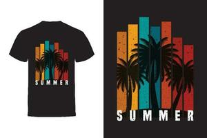 Vector T-shirt design. Summer Typography Vector T-shirt design.