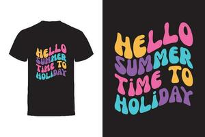 Vector T-shirt design. Summer Typography Vector T-shirt design.